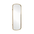Elegant Arched Full-Length Mirror with Gold Frame